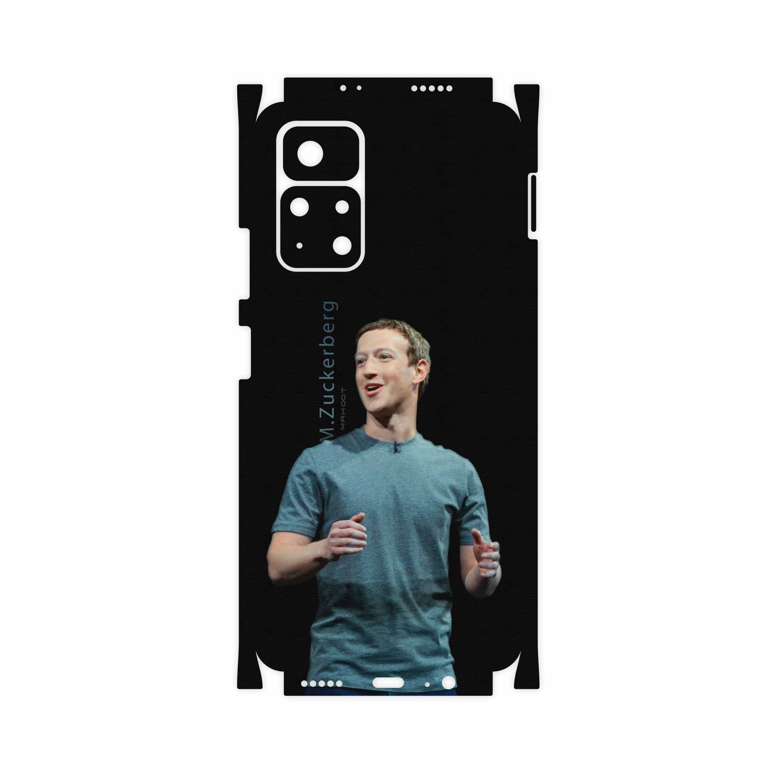 برچسب پوششی ماهوت مدل Mark-Zuckerberg-FullSkin مناسب برای گوشی موبایل شیائومی Poco M4 Pro 5G