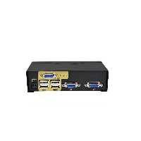 ارسال فوری   ضمانت اصالت کالا   کی وی ام سوئیچ 2 پورت VGA همراه کابل فرانت FN-K2US