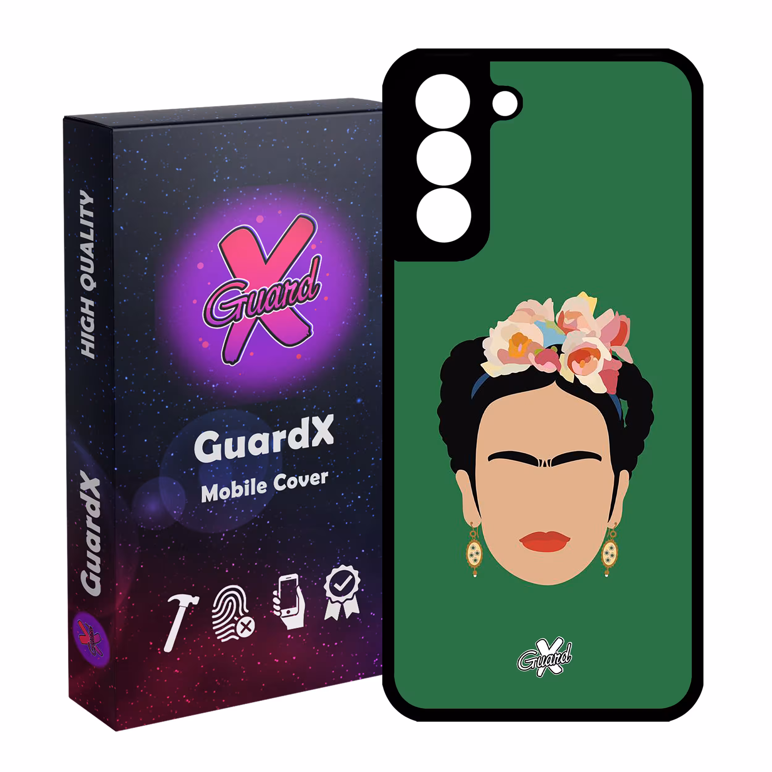 کاور گارد ایکس طرح Frida مدل Glass10133 مناسب برای گوشی موبایل سامسونگ Galaxy S21 FE