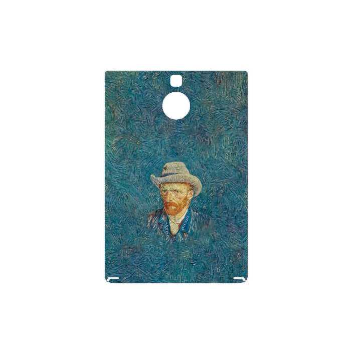 برچسب پوششی ماهوت مدل Self portrait with a gray felt hat مناسب برای گوشی موبایل بلک بری Passport Silver Edition