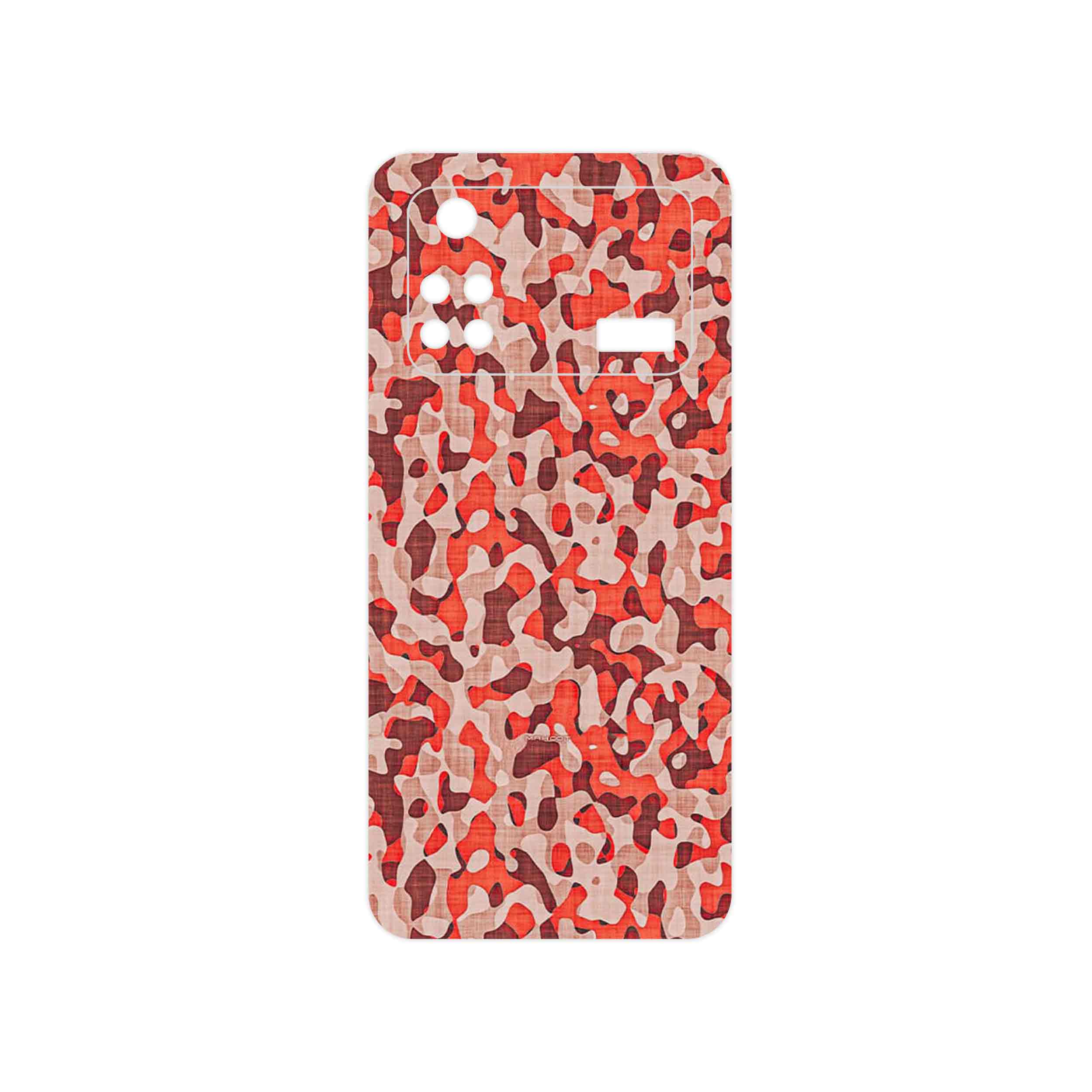 برچسب پوششی ماهوت مدل Red Infantry Army مناسب برای گوشی موبایل شیائومی Poco M4 Pro 4G