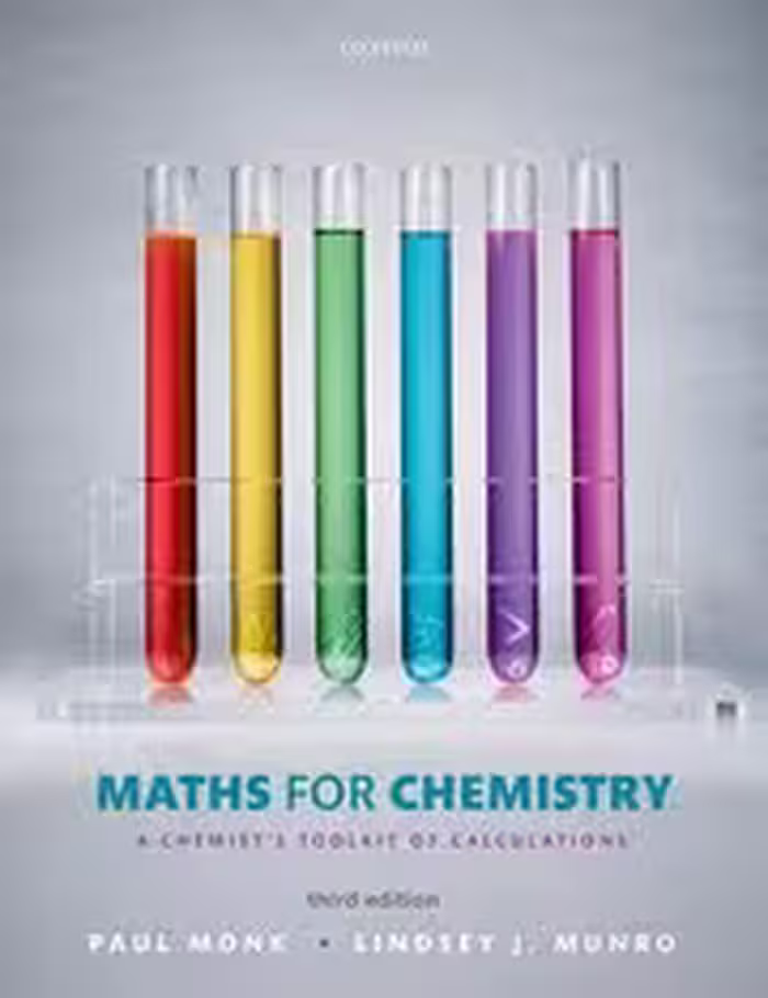 خرید و دانلود نسخه کامل کتاب Maths for Chemistry A chemist's toolkit of calculations (3rd Edition) -   Pdf
