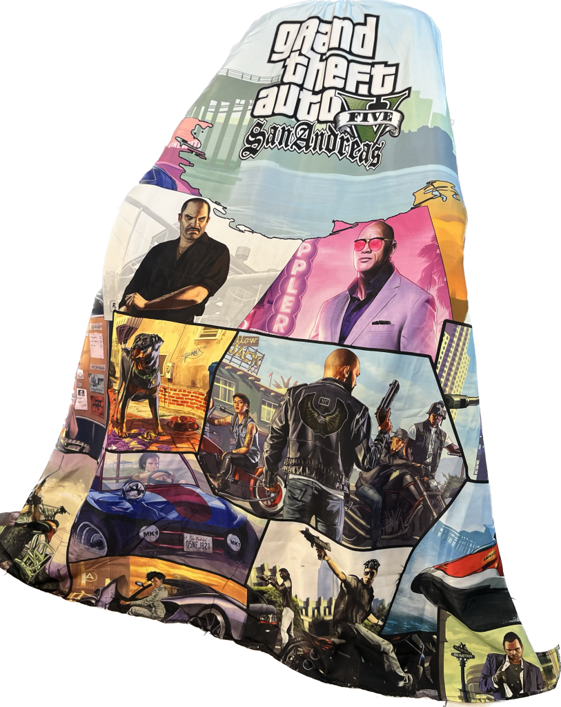 پیشبند آرایشگاهی طرح GTA - فروشگاه رایمون