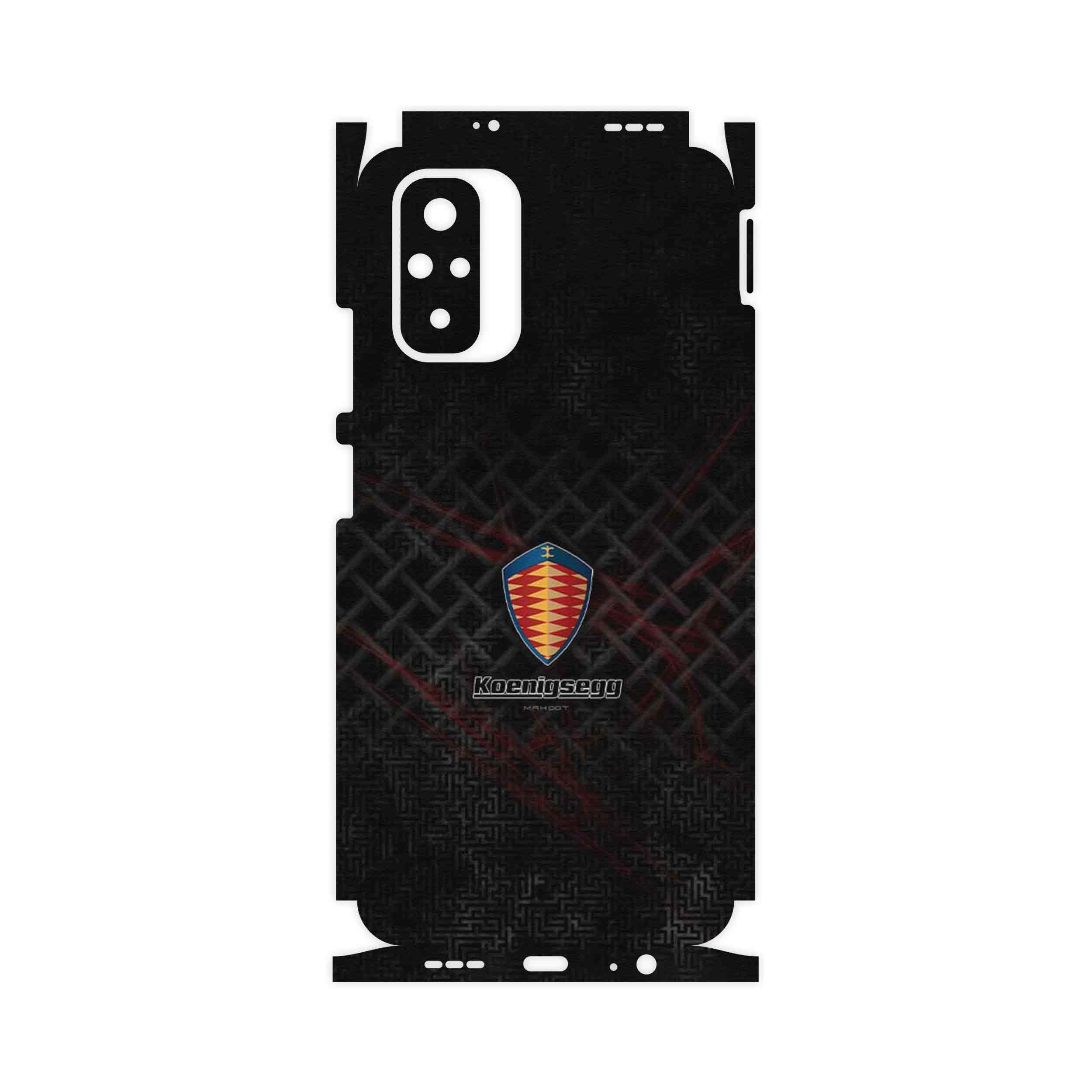 برچسب پوششی ماهوت مدل Koenigsegg Automotive AB-FullSkin مناسب برای گوشی موبایل شیائومی Redmi Note 10s