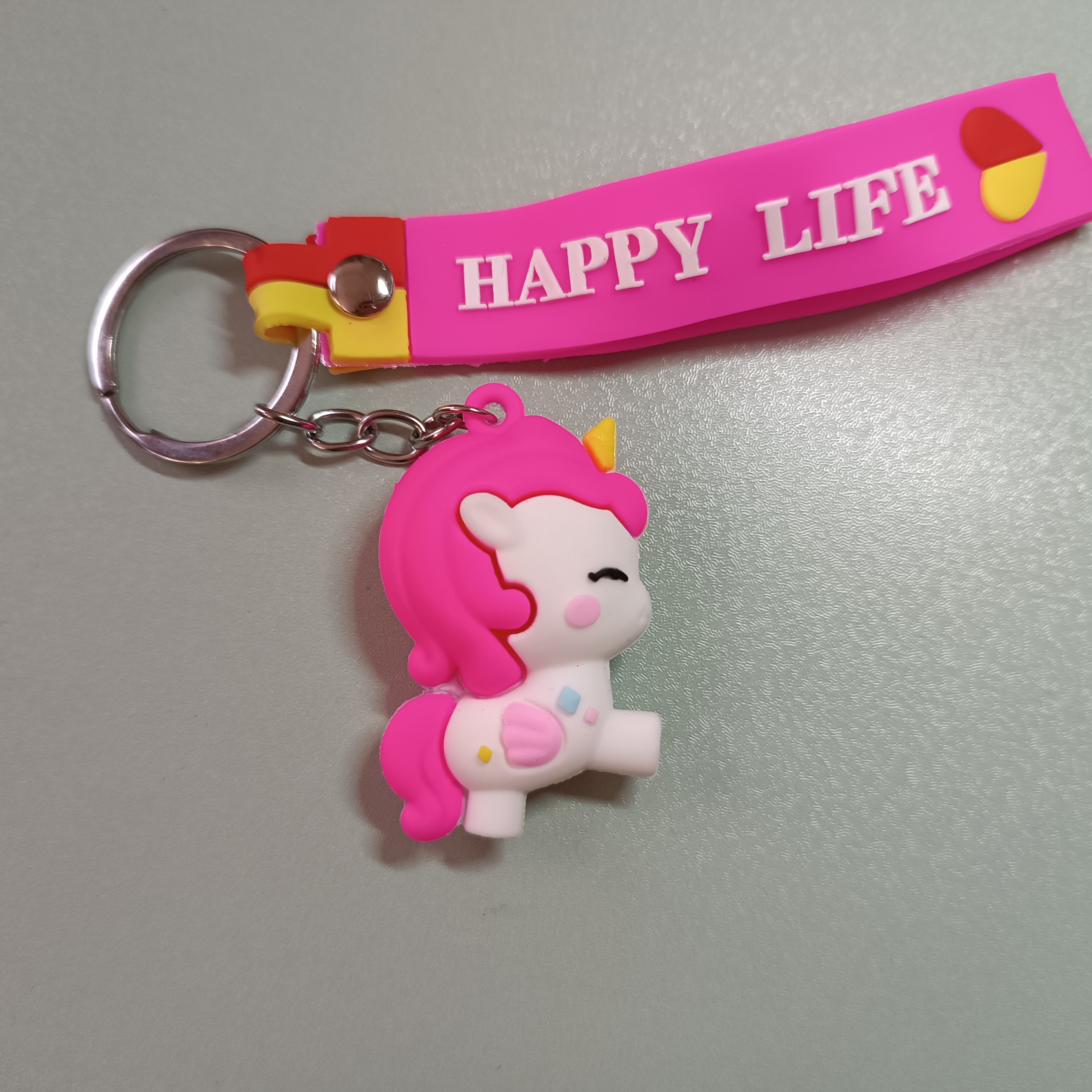 جا کلیدی عروسکی سیلیکونی طرح یونیکورن 