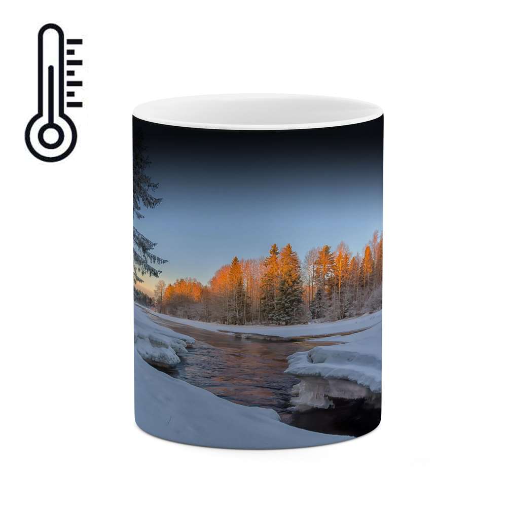 ماگ حرارتی کاکتی طرح منظره مدل mgh13133