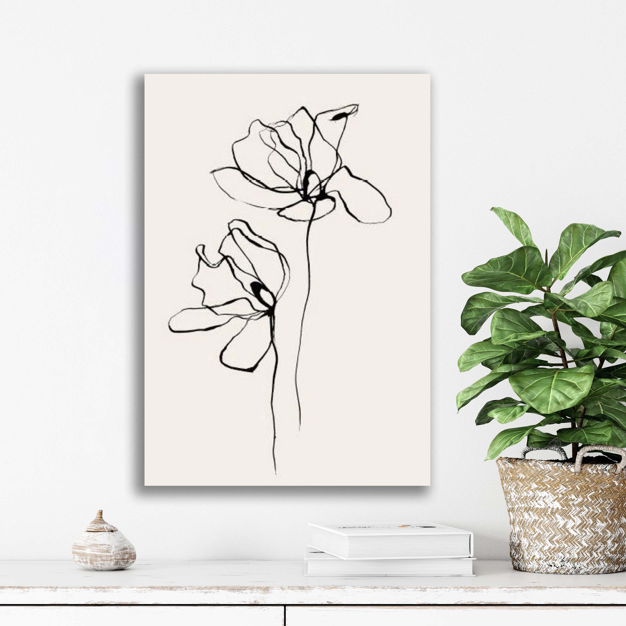 تابلو شاسی آتریسا مدل لاین ارت مینیمال Abstract Line