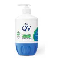 کرم مرطوب‌کننده پمپی پوست خشک کیووی اصل - QV Cream (500 گرم)