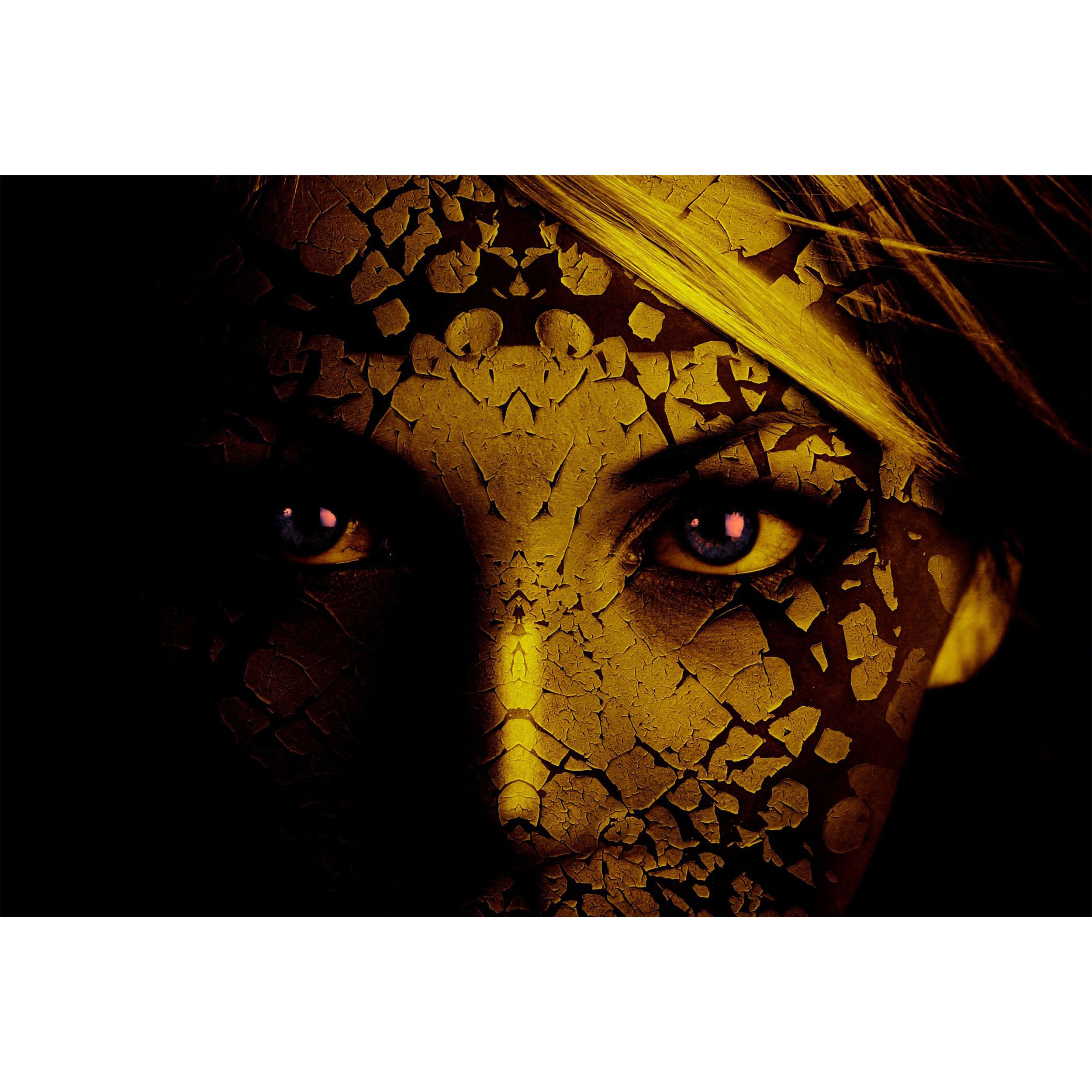 تابلو شاسی طرح انتزاعی دختر مدل T1275