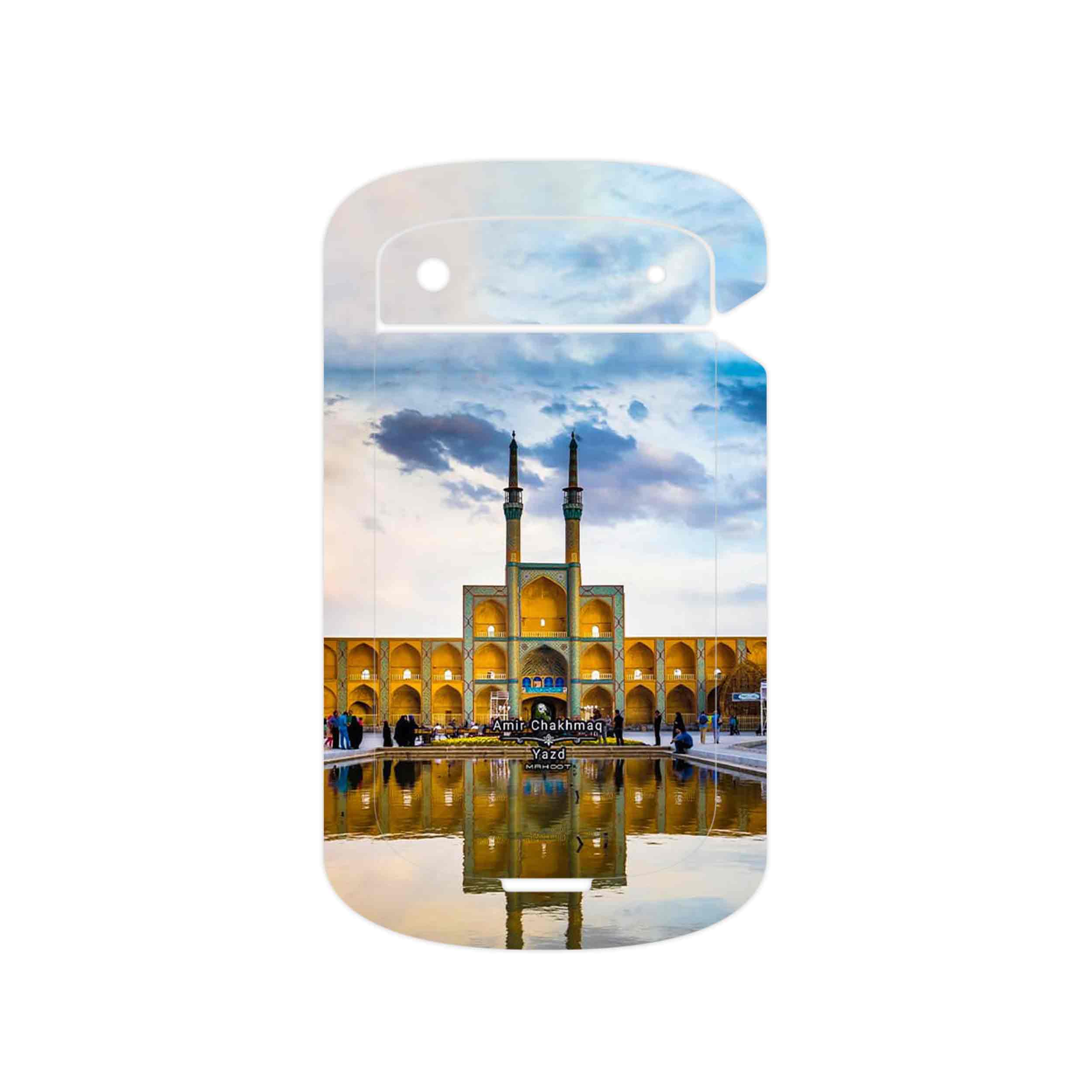 برچسب پوششی ماهوت مدل Amir Chakhmaq Square Yazd مناسب برای گوشی موبایل بلک بری Bold Touch 9900