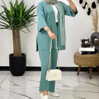 ست مانتو شلوار طناز  مدل طاها جنس لباس میکرو دو سایزی