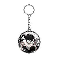 جاکلیدی خندالو طرح نماد شینیگامی و ال لاولیت انیمه دفترچه مرگ مدل دوطرفه کد 1130911316