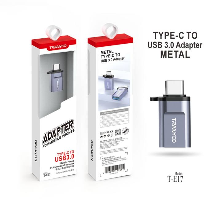 کابل OTG ترانیو TRANYOO T-OTG Type C E17