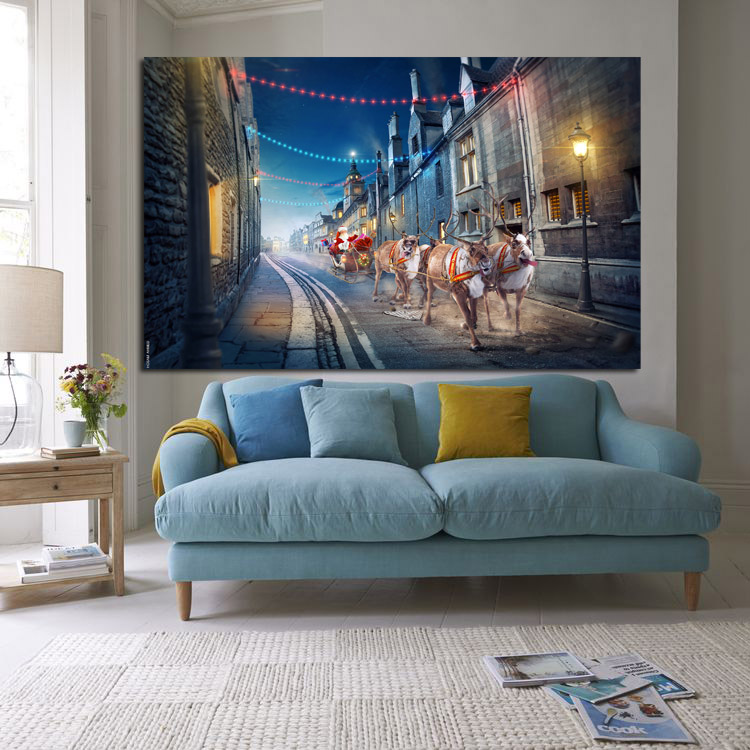 تابلو شاسی طرح بابا نوئل مدل 269