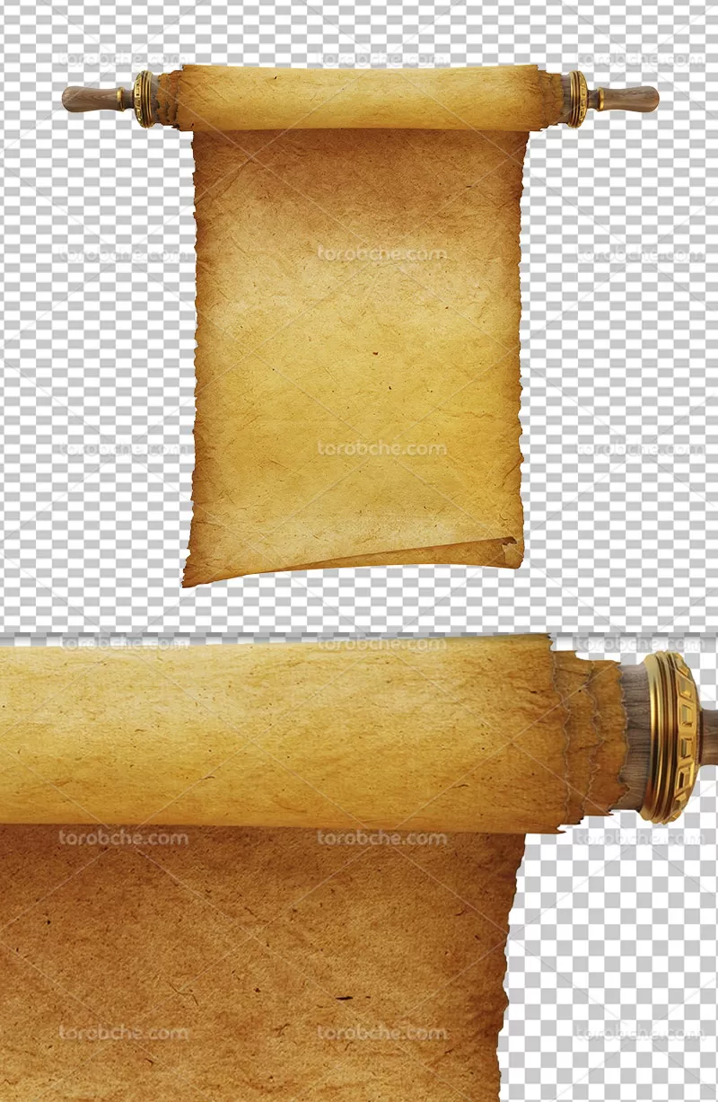 عکس طومار دوربری شده | گرافیک با طعم تربچه