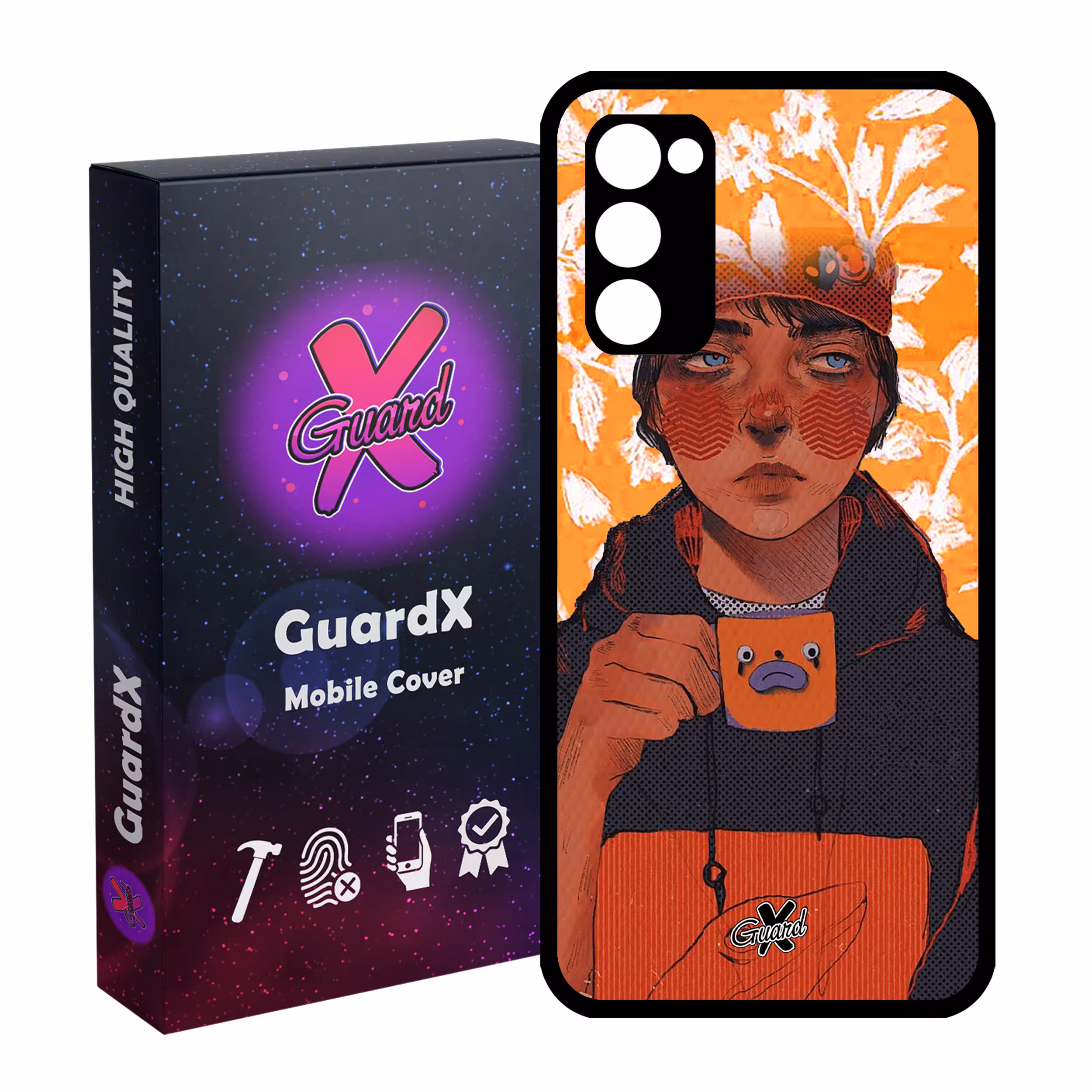 کاور گارد ایکس طرح Girl مدل Glass10319 مناسب برای گوشی موبایل سامسونگ Galaxy S20 FE