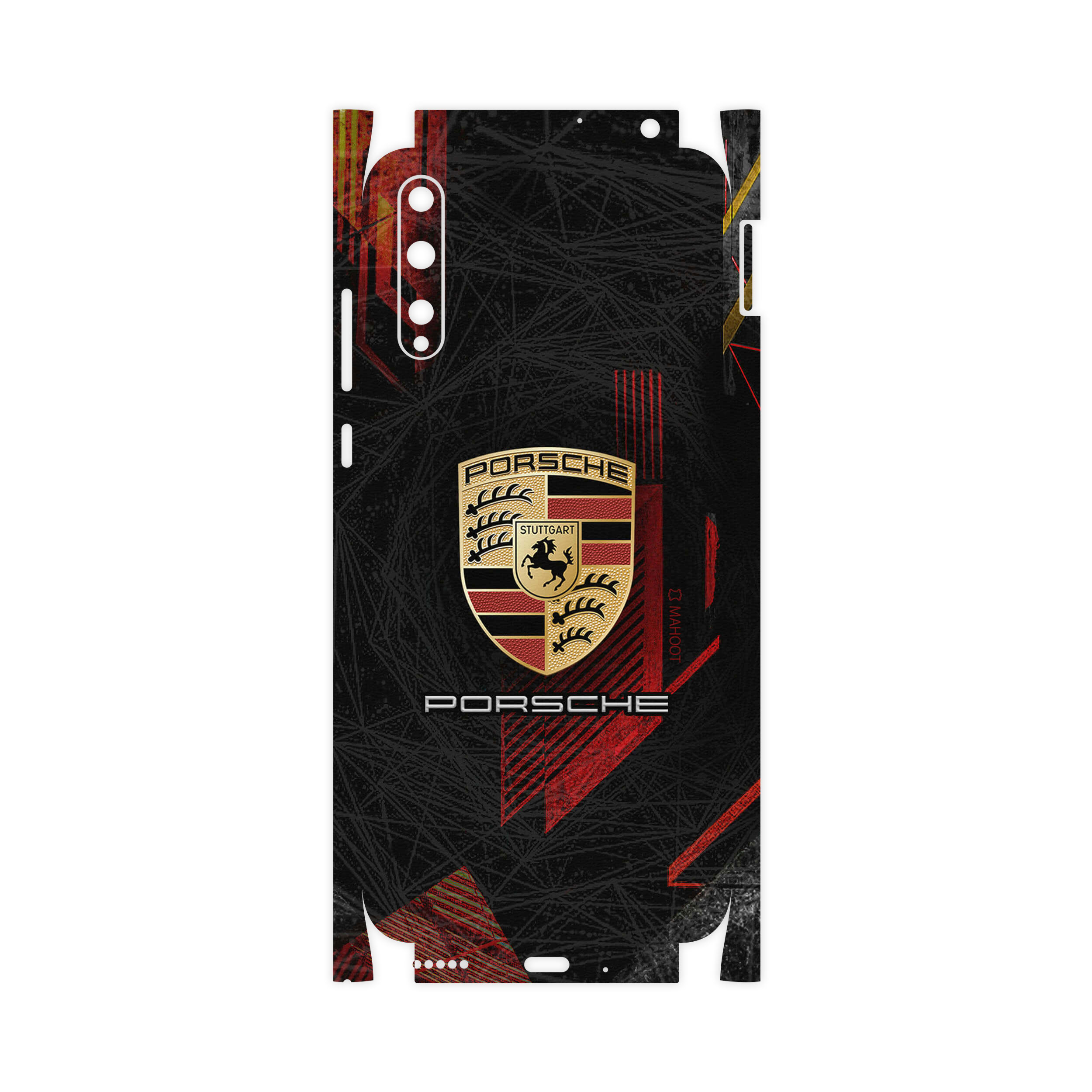 برچسب پوششی ماهوت مدل Porsche-FullSkin مناسب برای گوشی موبایل هوآوی Y8P