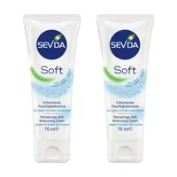 کرم مرطوب کننده سودا مدل Soft حجم 75 میلی لیتر مجموعه 2 عددی