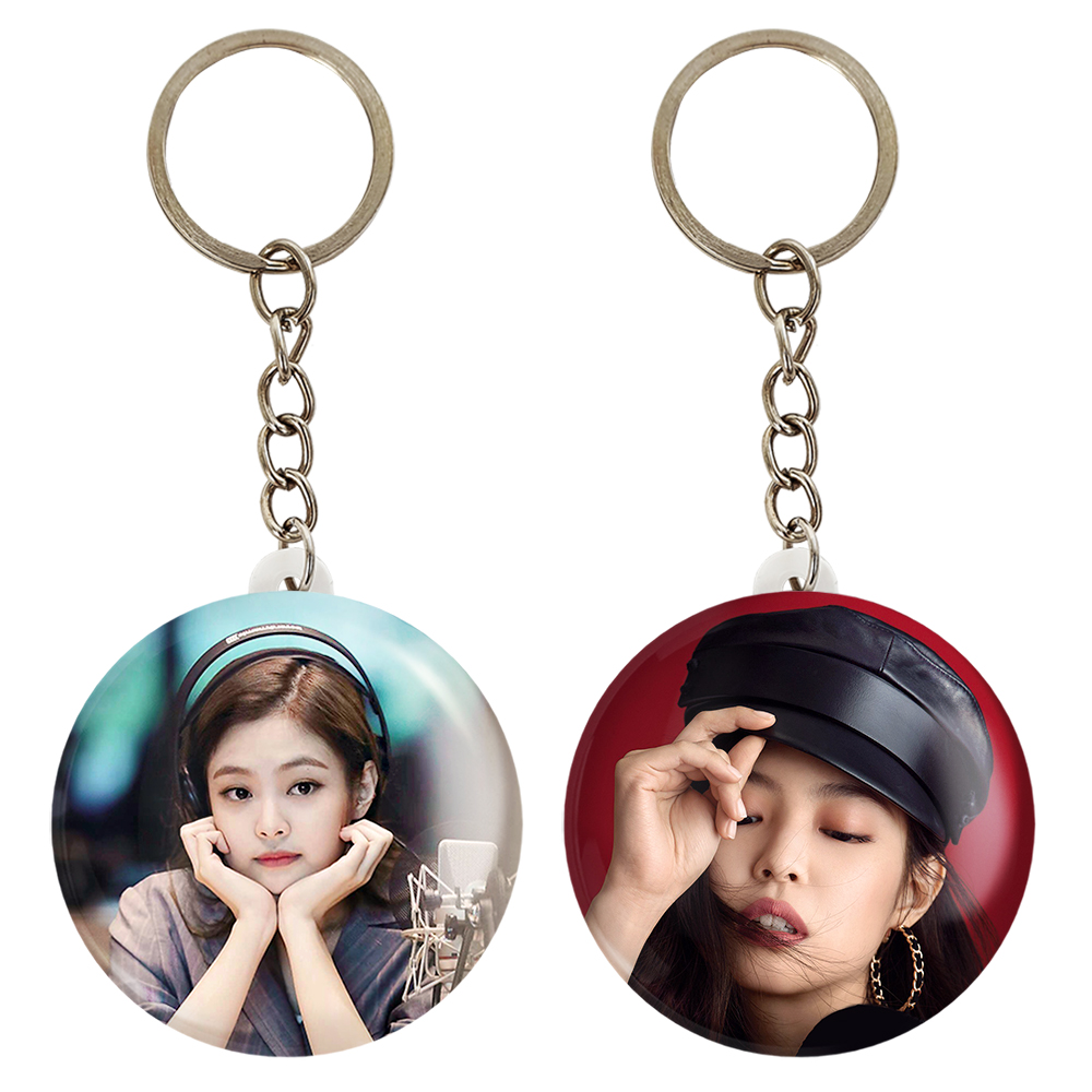 جاکلیدی خندالو مدل جنی بلک پینک کد 1410514116 مجموعه 2 عددی