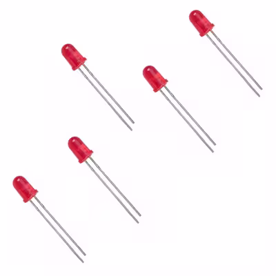 ال ای دی مدل 3mm مات بسته 5 عددی