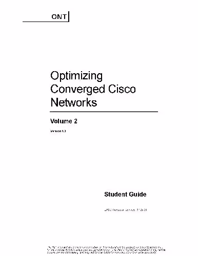خرید و دانلود نسخه کامل کتاب Optimizing Converged Cisco Networks. Student Guide
