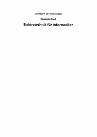خرید و دانلود نسخه کامل کتاب Elektrotechnik für Informatiker: mit MATLAB und Multisim