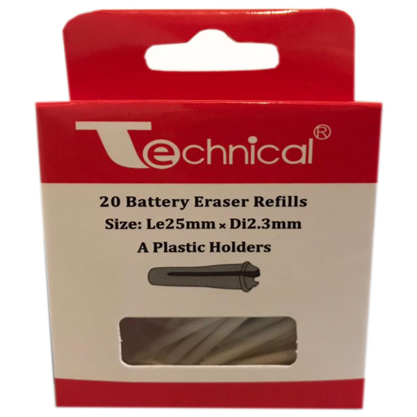 یدک پاک کن برقی تکنیکال کد 3 بسته 20 عددی | چاوه