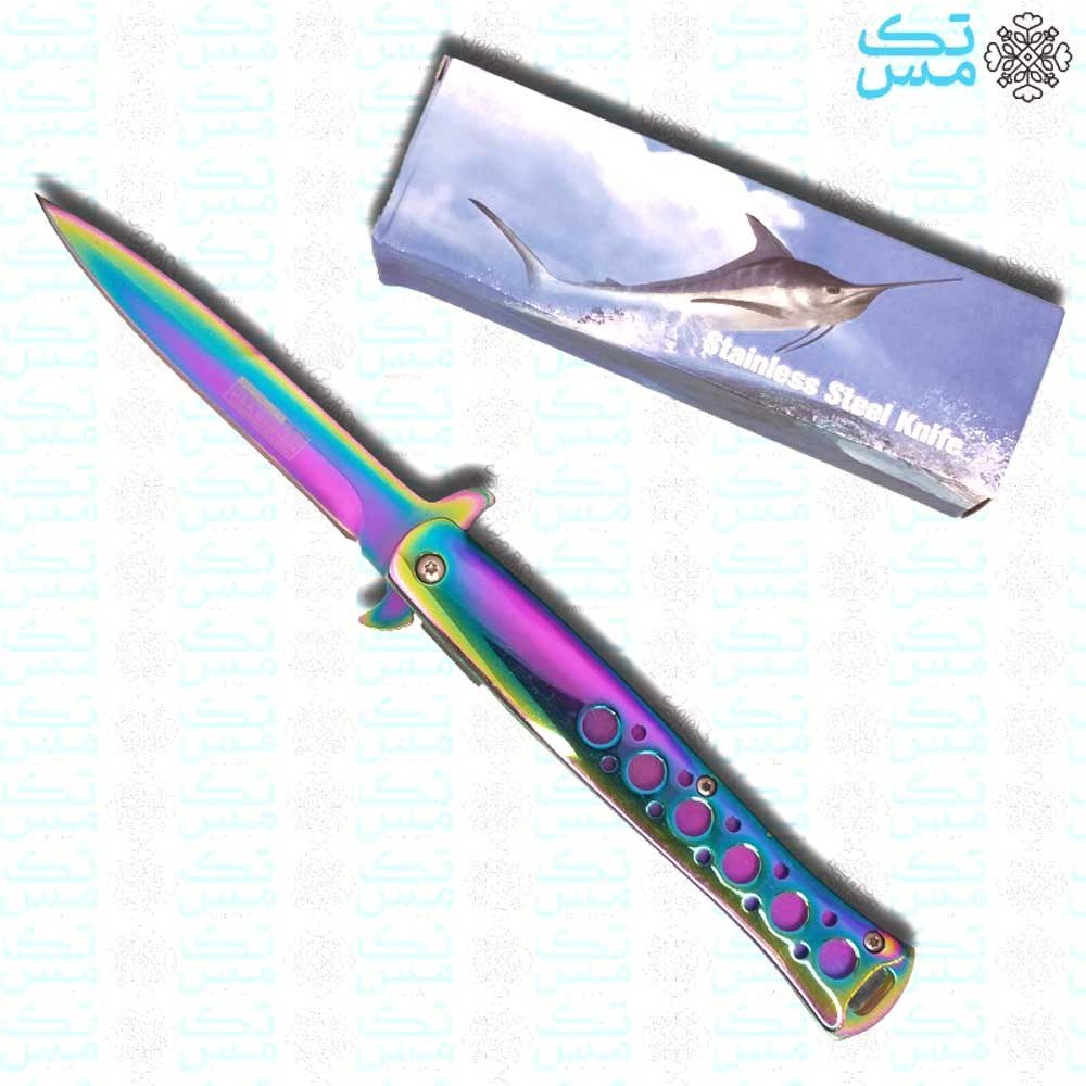 چاقوی جیبی طرح تاکتیکال هفت رنگ TF-884