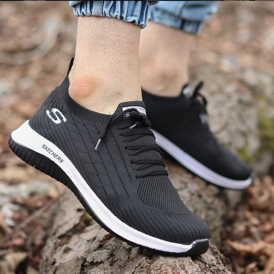 کفش پیاده روی جورابی بافت اسکیچرز  