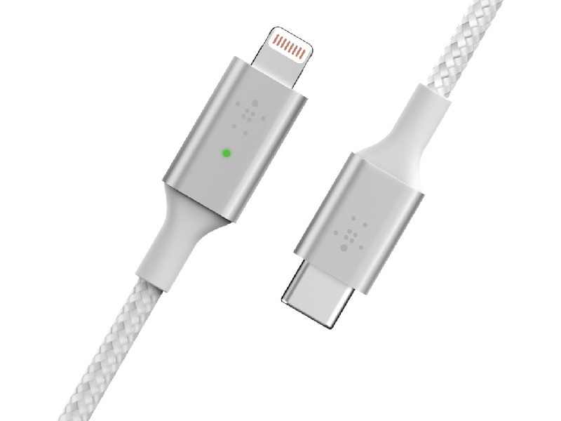 کابل Type-C به Lightning بلکین مدل CAA006bt04H2M به طول 2 متر