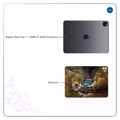 برچسب پوششی ماهوت مدل Rally مناسب برای تبلت اپل iPad Pro 11 (GEN 2) 2020 A2230
