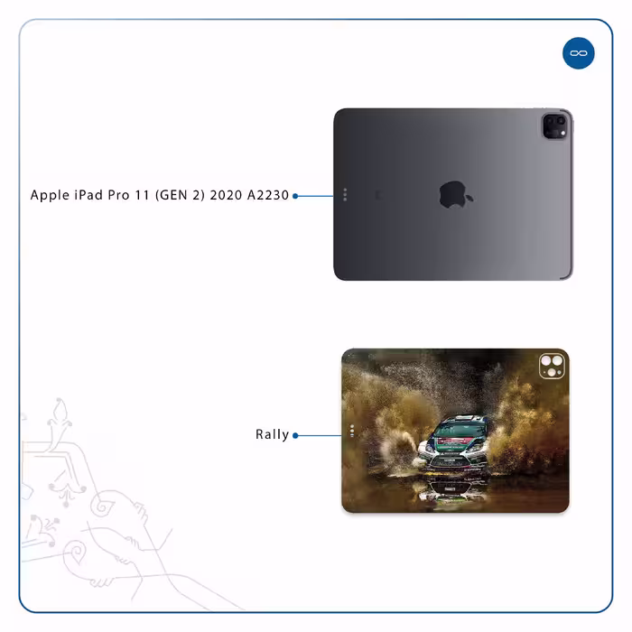 برچسب پوششی ماهوت مدل Rally مناسب برای تبلت اپل iPad Pro 11 (GEN 2) 2020 A2230