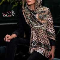 شال موهر بافت زمستانه  طرح پی یرگاردین 111