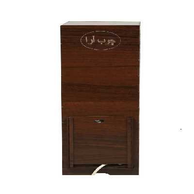 آباژور رومیزی چوب آرا طرح مار پیچی مدل A3