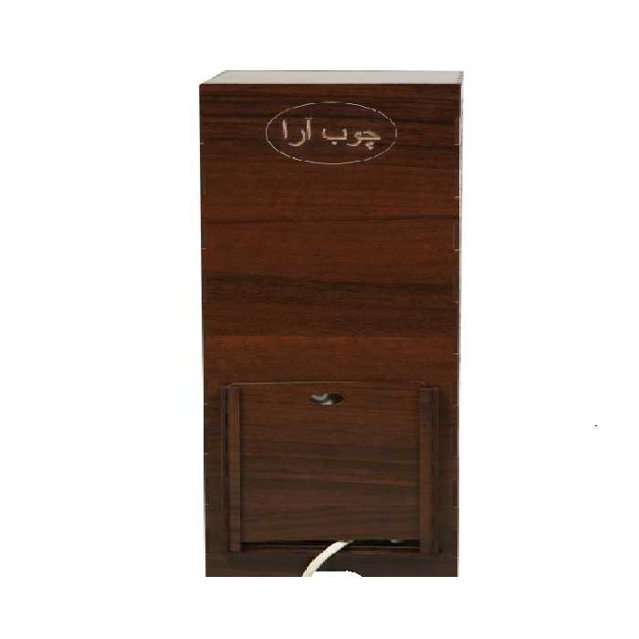 آباژور رومیزی چوب آرا طرح مار پیچی مدل A3