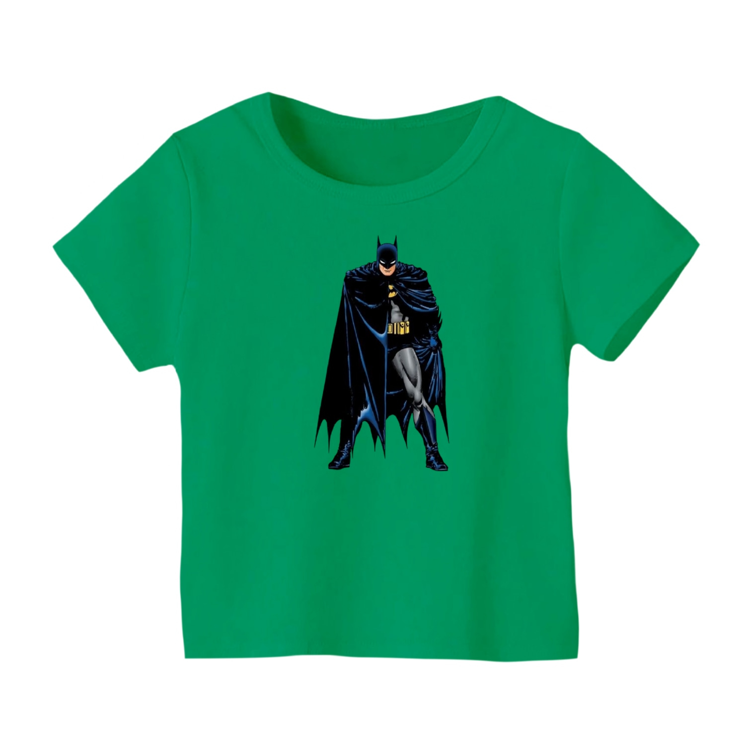 تی شرت آستین کوتاه بچگانه مدل بتمن کد 25 رنگ سبز