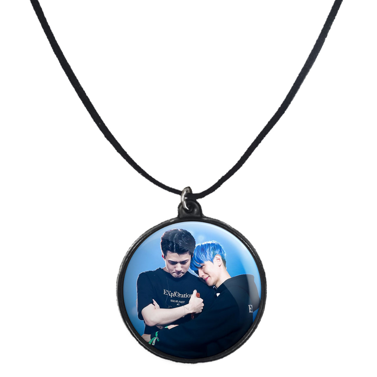گردنبند پرمانه طرح exo کد pmb.13996 مدل دو طرفه
