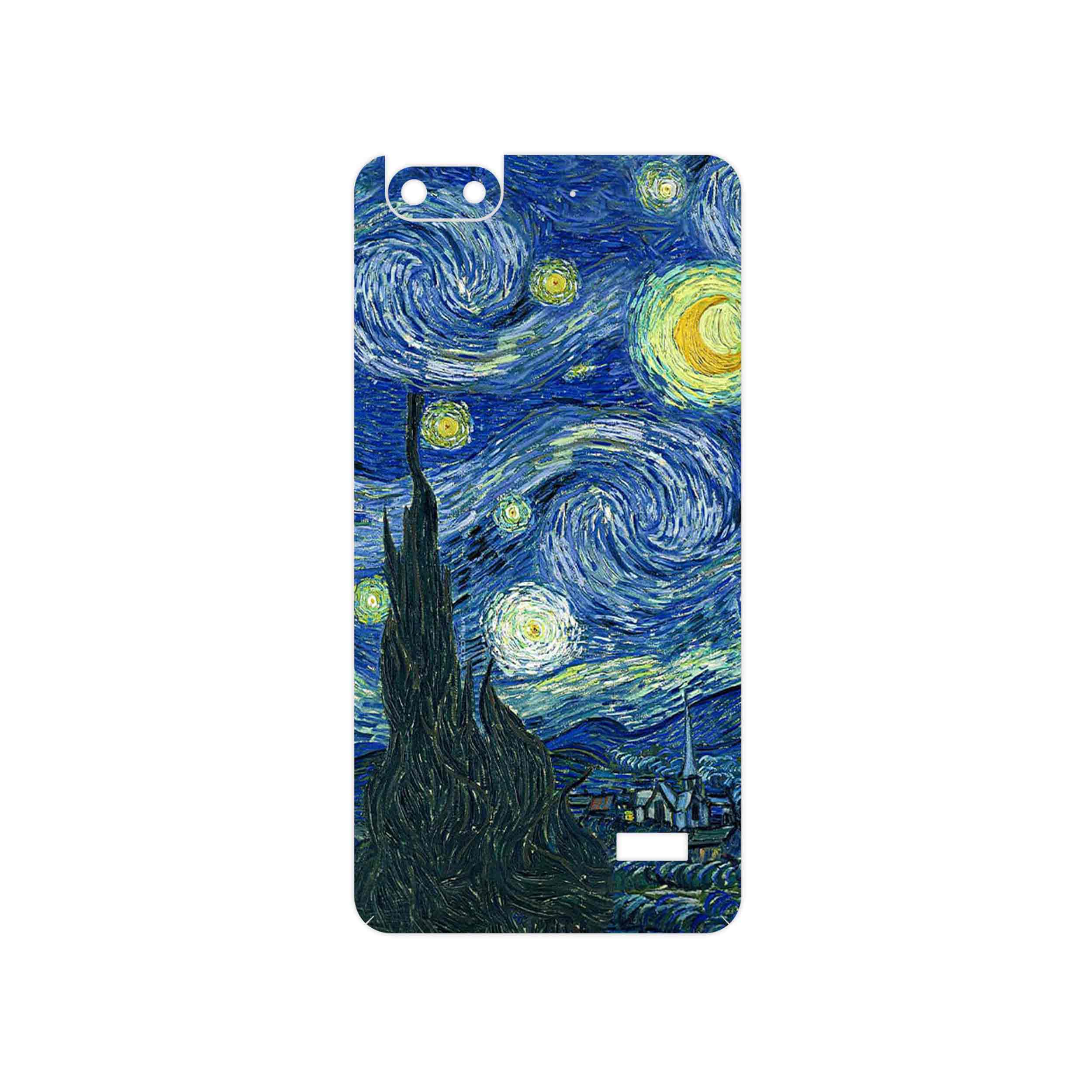برچسب پوششی ماهوت مدل The Starry Night of van Gogh مناسب برای گوشی موبایل آنر 4C