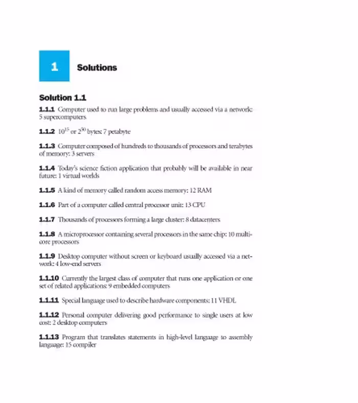 خرید و دانلود نسخه کامل کتاب Computer organization and design 4th ed solutions manual