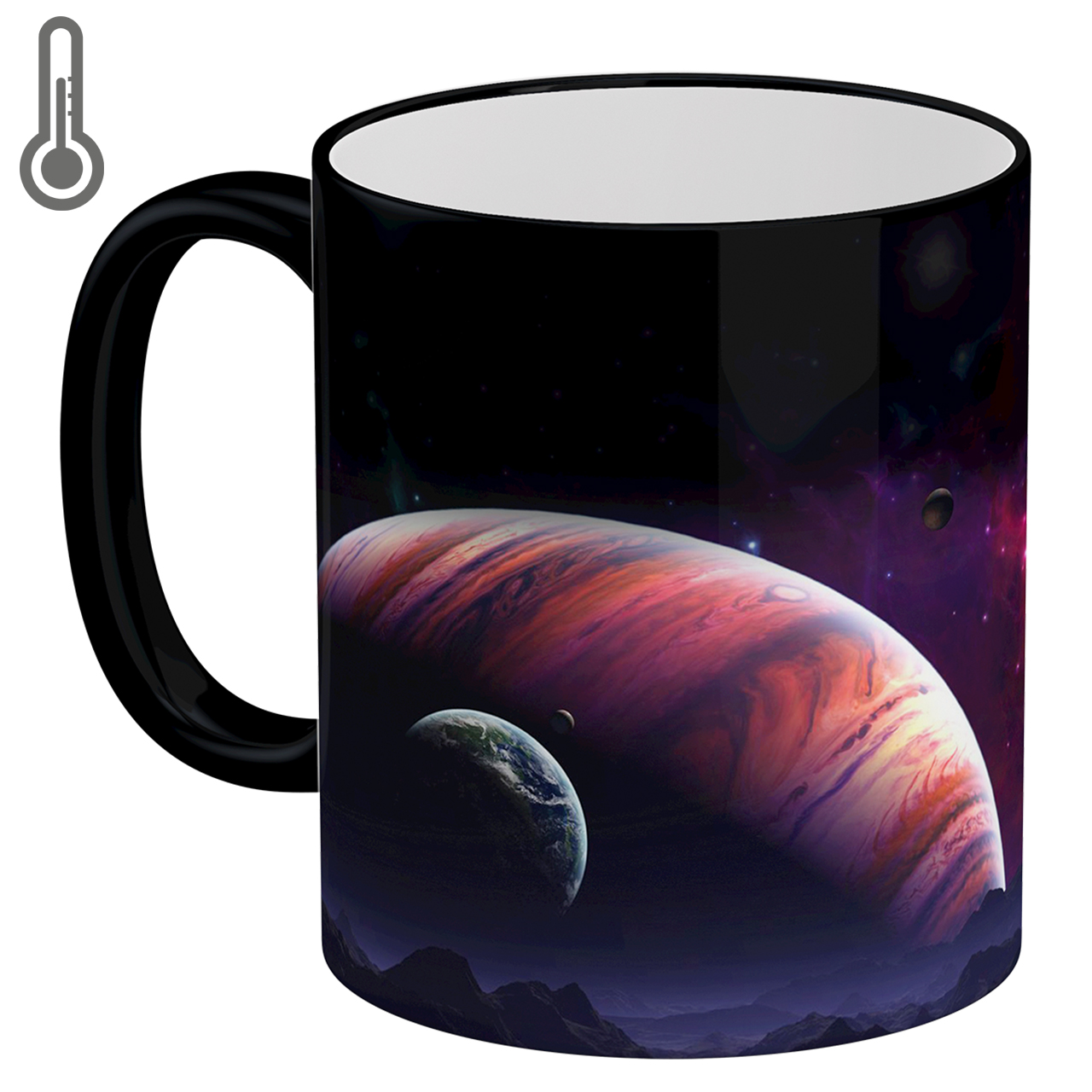 ماگ حرارتی لومانا طرح کهکشان کد MAG1614