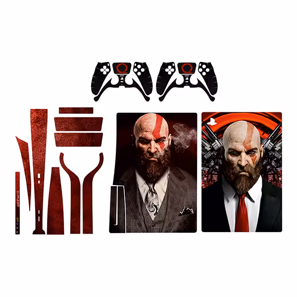 برچسب کنسول بازی پلی استیشن 5 مدل god of war -کد10