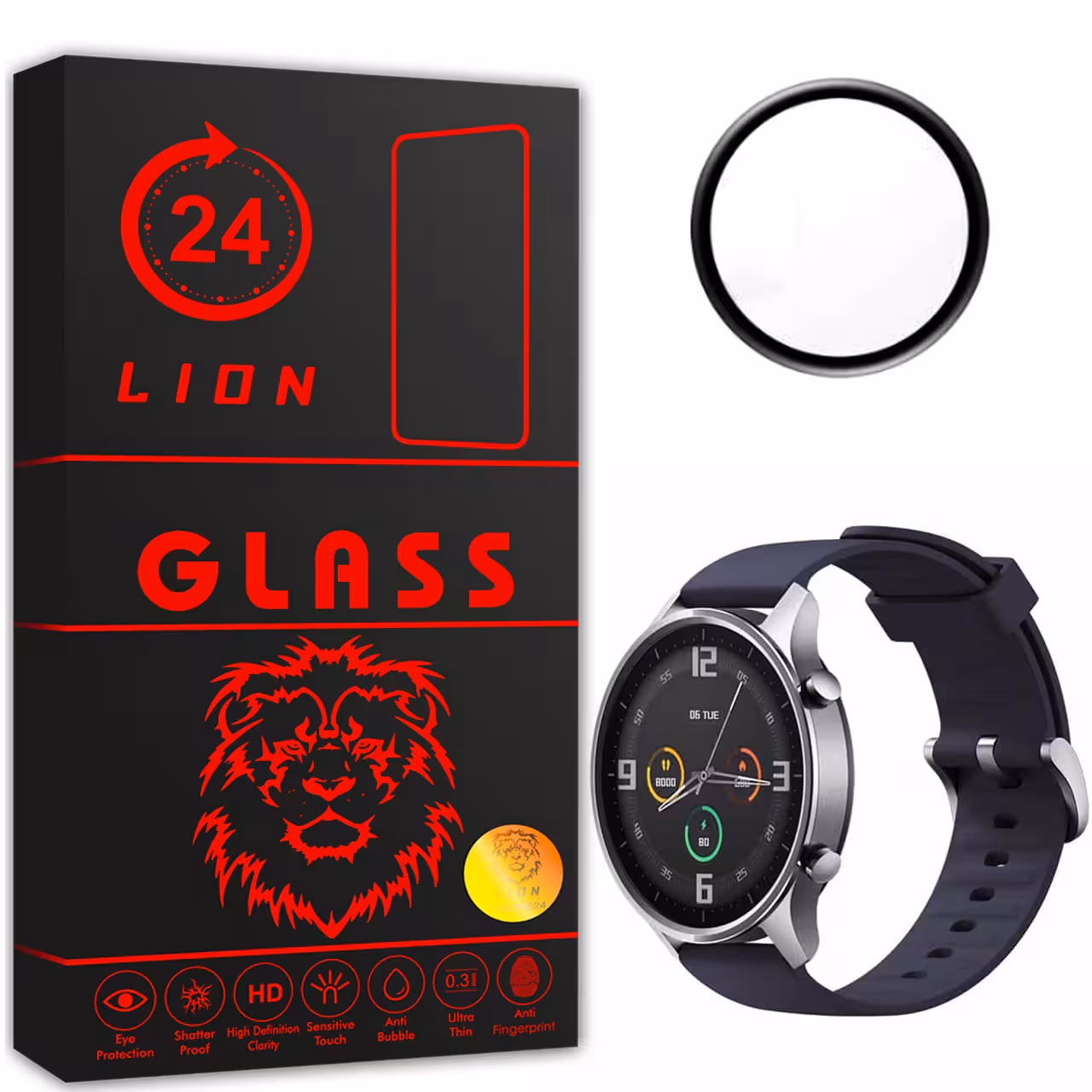 محافظ صفحه نمایش لاین مدل RT007 مناسب برای ساعت هوشمند شیایومی Mi Watch Color