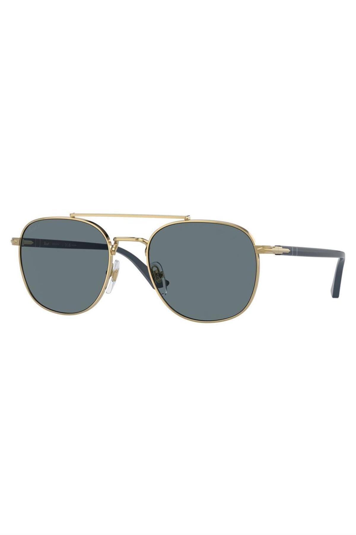 عینک آفتابی طلایی مردانه و زنانه 1006 S 515 3R اورجینال Persol