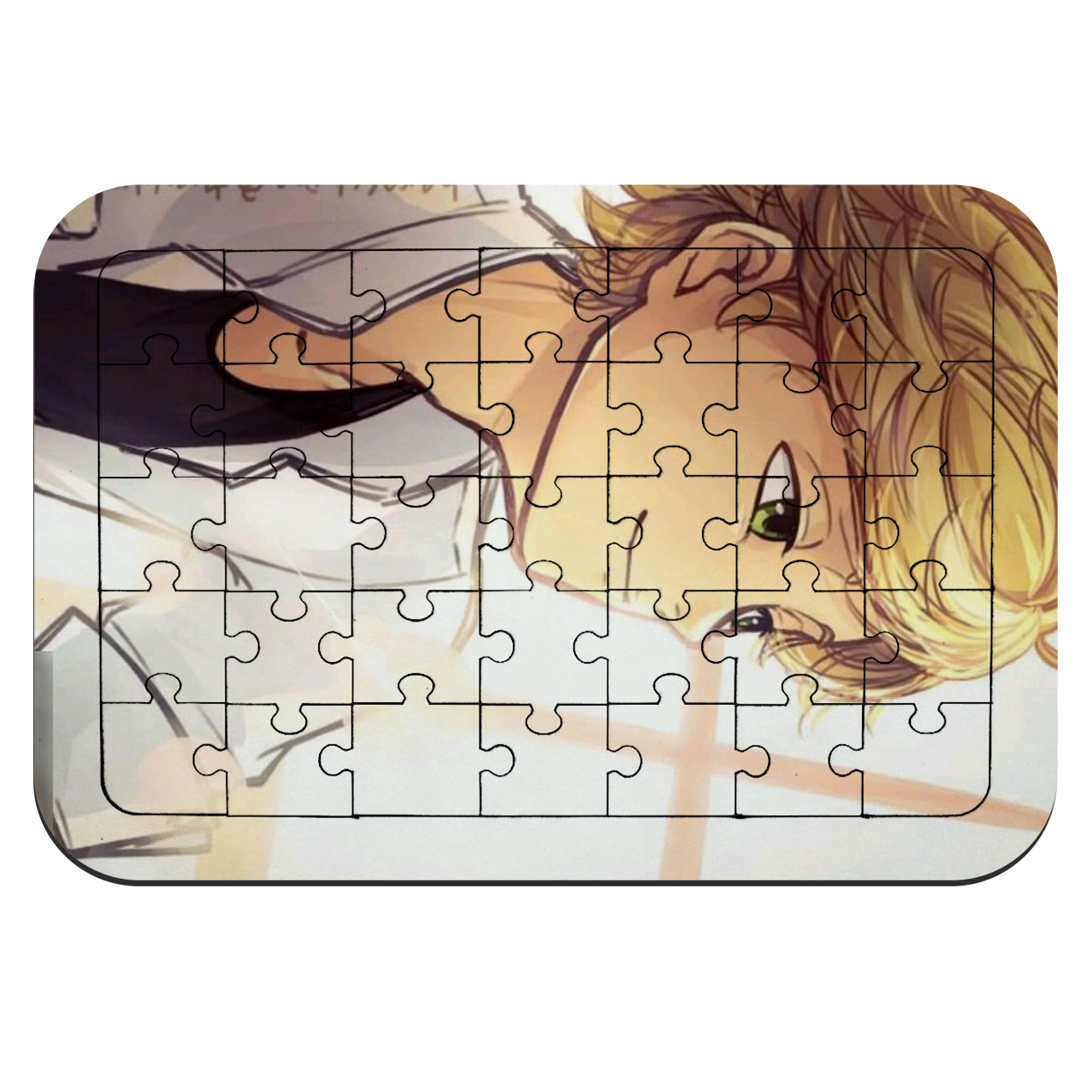 پازل 35 تکه طرح پسر گربه ای مدل NI888