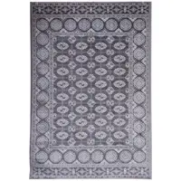 فرش ماشینی زمرد مشهد مدل R44 زمینه طوسی