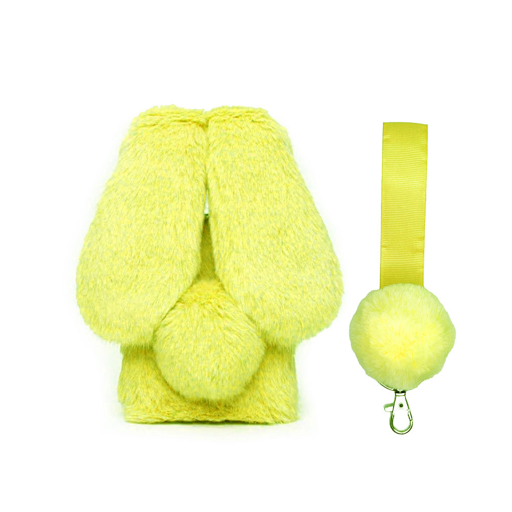 کاور مدل خرگوشی پشمالو مناسب برای گوشی موبایل اپل iPhone 6 / 6s به همراه بند