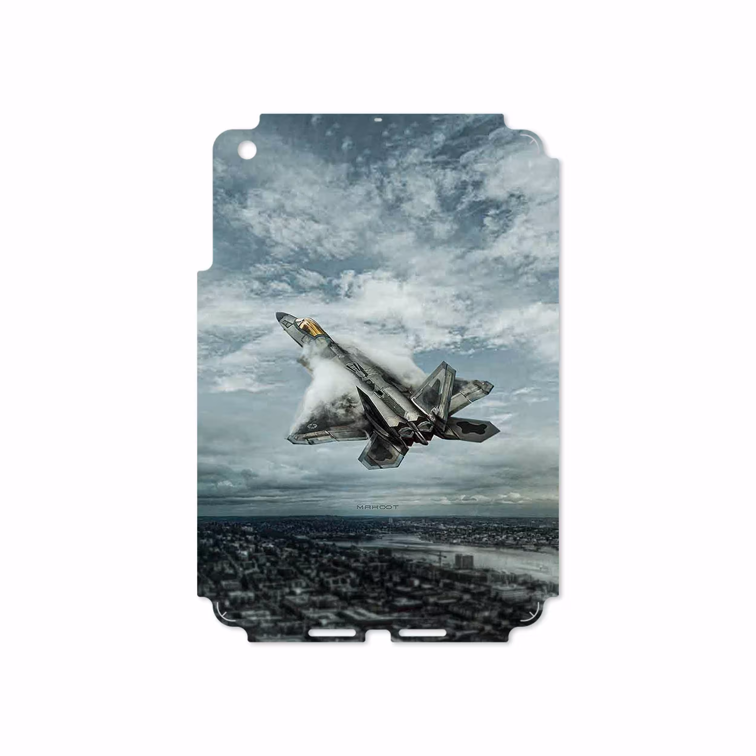 برچسب پوششی ماهوت مدل F-22 Raptor مناسب برای تبلت اپل iPad mini 2012 A1455