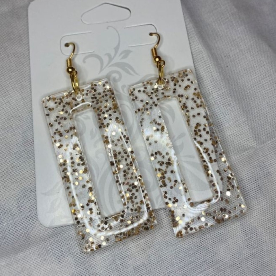 گوشواره مستطیل