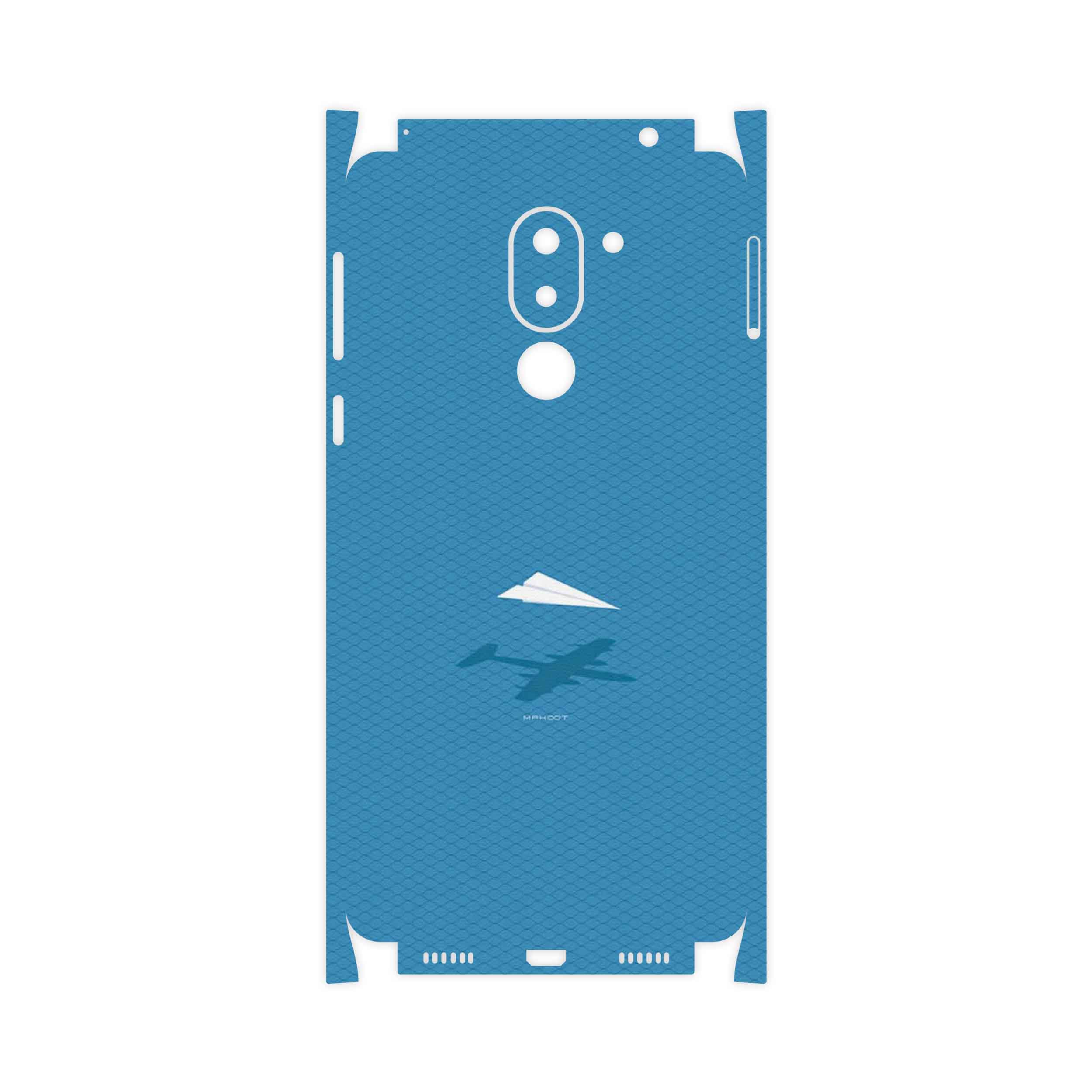 برچسب پوششی ماهوت مدل Minimal Paper Airplane-FullSkin مناسب برای گوشی موبایل آنر 6X
