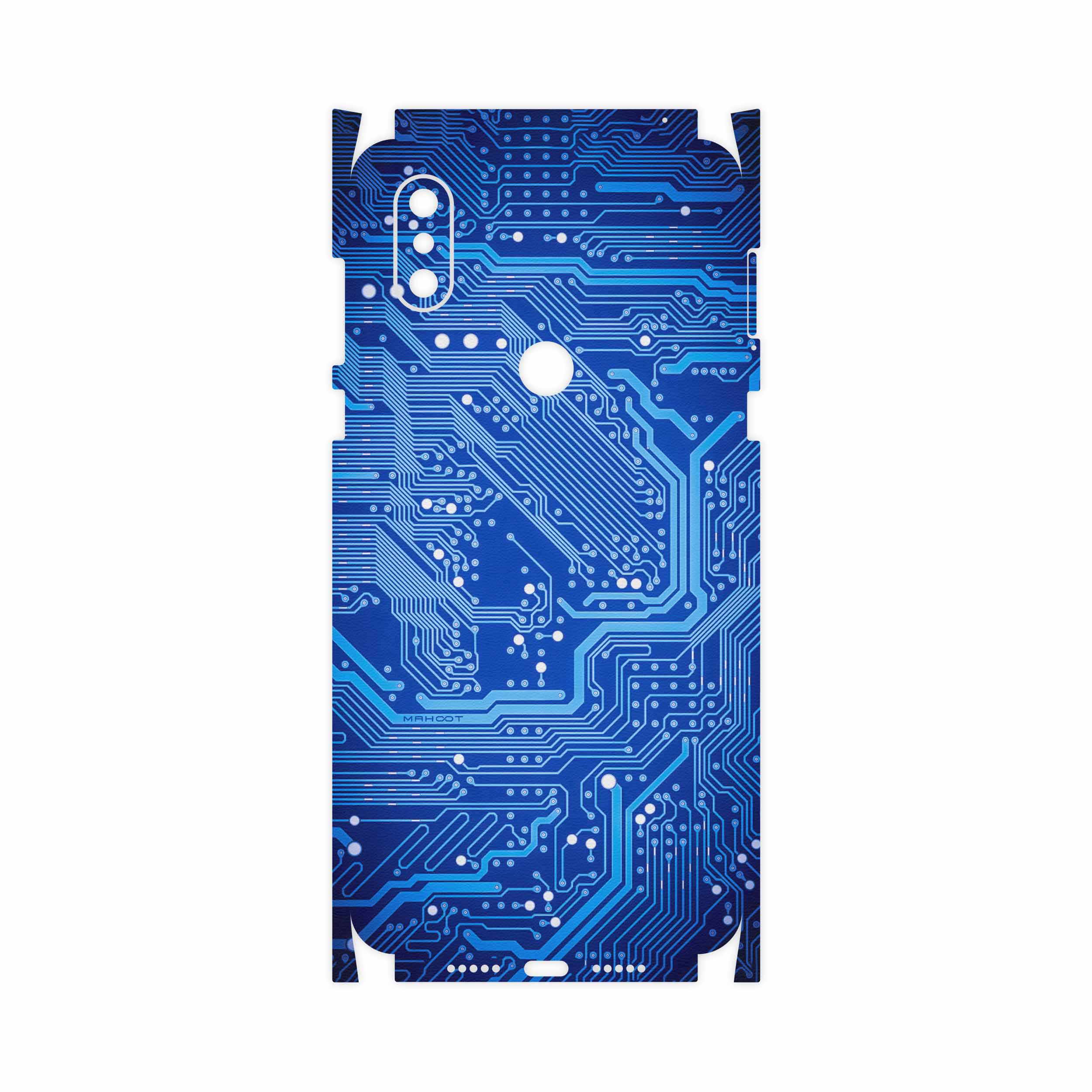 برچسب پوششی ماهوت مدل Blue Printed Circuit Board-FullSkin مناسب برای گوشی موبایل شیائومی Mi Mix 3